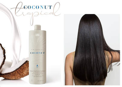 Lana Brasilies Tropical Coconut Brazilian Blow Dry Hair Treatment