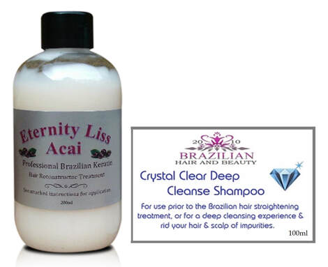 Eternity Liss Acai Brazilian Hair Straightening Kit 300ml for salons or to do 3+ home applications